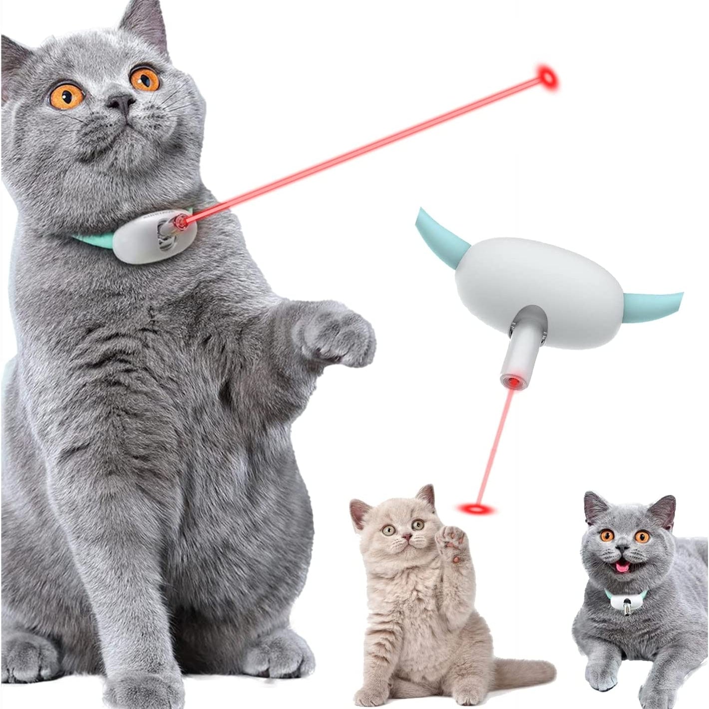 Laser Kitty Collar: Interactive Training & Fun